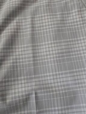 Nike Men Plaid Dress Pants in Light Gray and White